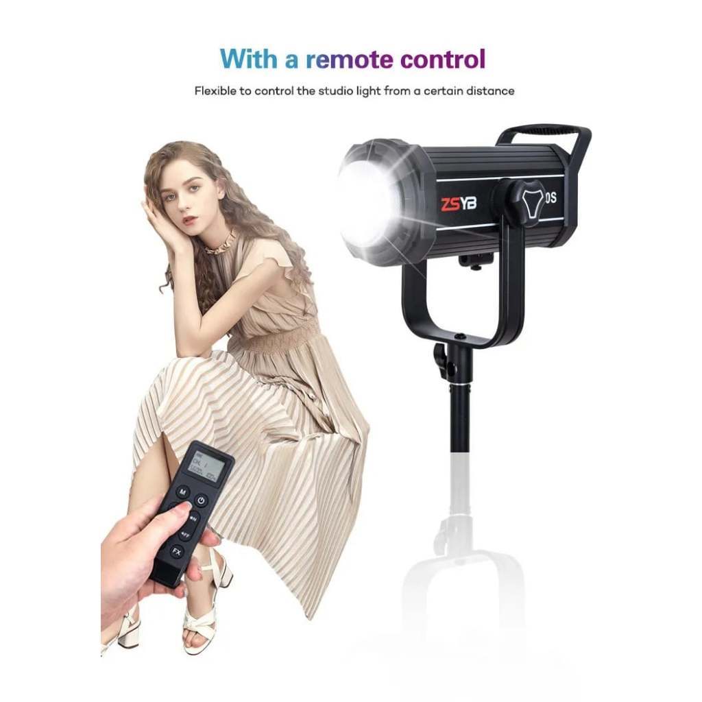 ZSYB Y300S ไฟสตูดิโอ 300W LED Video Light ปรับแสงได้ 2 สี Bi-Color 3200-5600K