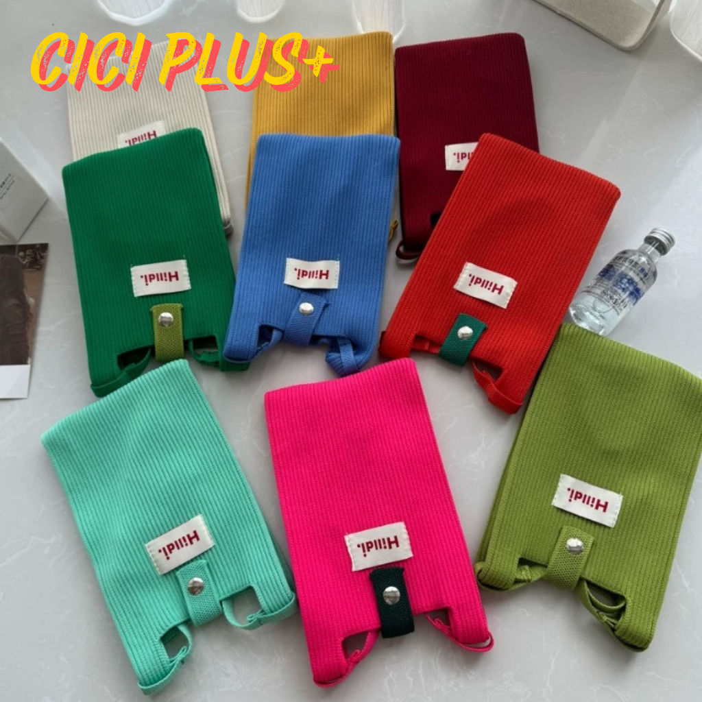 CiCi Plus+(159)กระเป๋าใส่โทรศัพท์ ทรงสี่เหลี่ยม สไตล์ฮิปเตอร์
