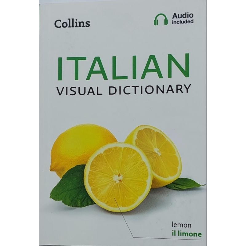 หนังสือ ดิกชันเนอรี่ Collins ITALIAN VISUAL DICTIONARY 256Page
