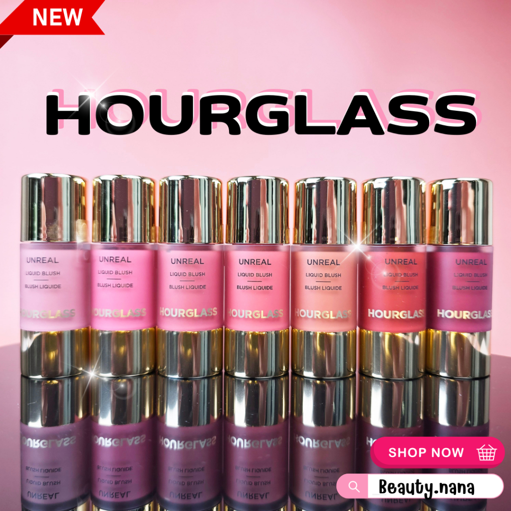 🔥เหลือ 1672.- ฿ โค้ด [เก็บโค้ดหน้าร้าน] มีแบ่งขาย 2, 3 ml 10.3ml HOURGLASS Unreal Liquid Blush
