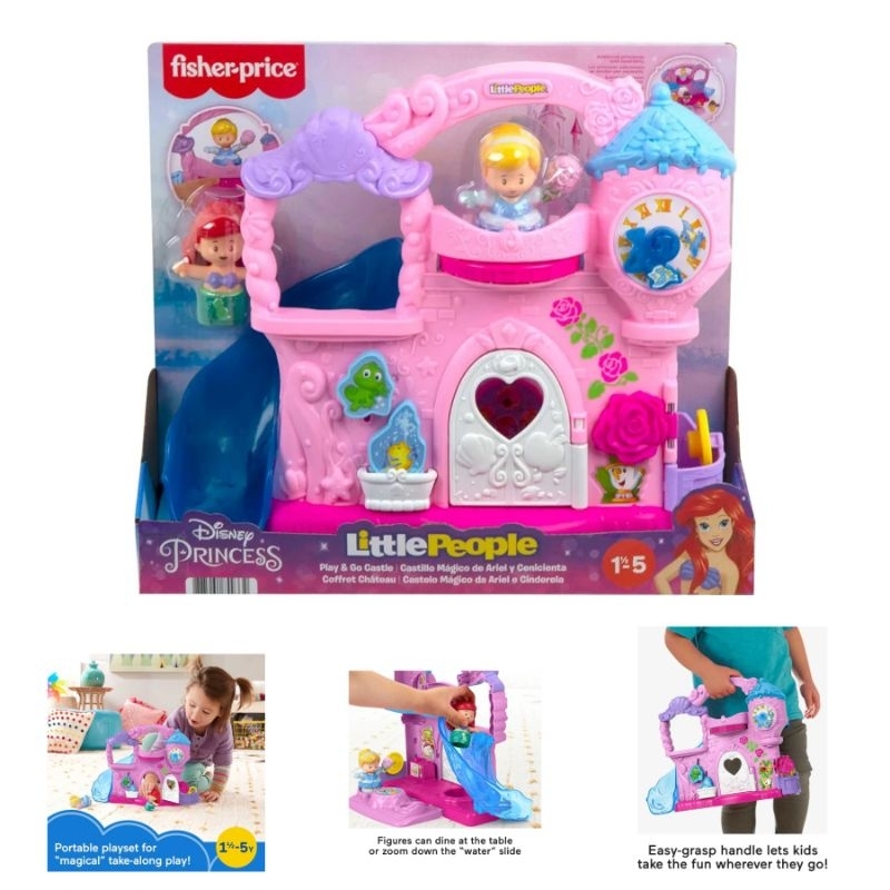 Little People ปราสาทเจ้าหญิง นำเข้าจาก อเมริกา : Fisher-Price Disney Princess Little People Play & G