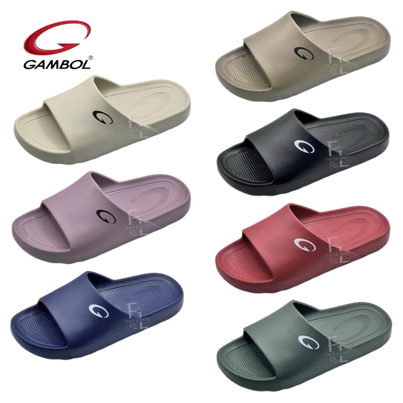 GAMBOL รองเท้าแตะแบบสวม ชาย-หญิง รุ่น 42197 สไตล์มินิมอล (เบอร์ 36-44) ไฟล่อน