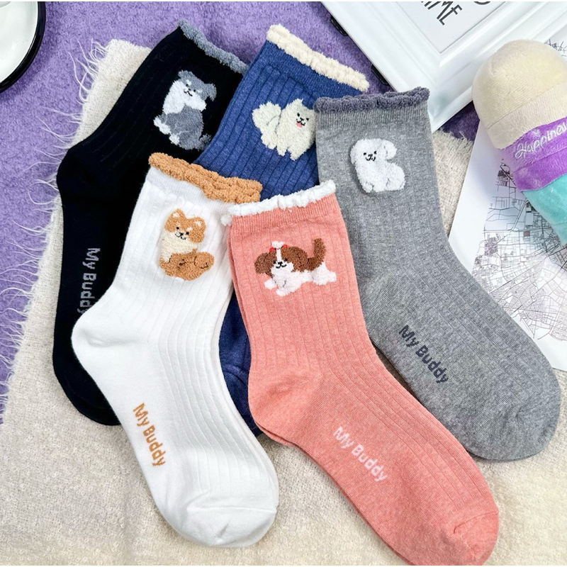 My Little Buddy socks🐶 (Made in Korea)