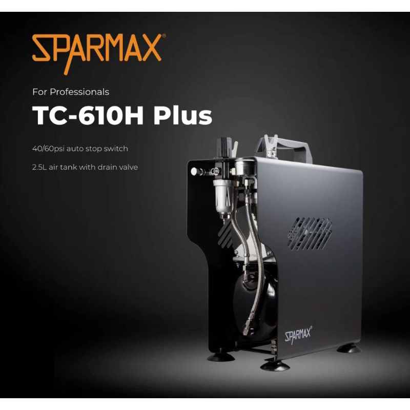 Sparmax tc610h plus ปั๊มลมคุณภาพสูง เสียงเบาสุดๆ สำหรับแอร์บลัช