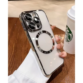 ล็อตใหม่สุด มี iPhone 16 [ ส่งเร็วมาก ] เคสไอโฟน รุ่น Slim พรีเมียมบางเฉียบ รองรับการชาร์จไร้สาย ขอบโครเมียม