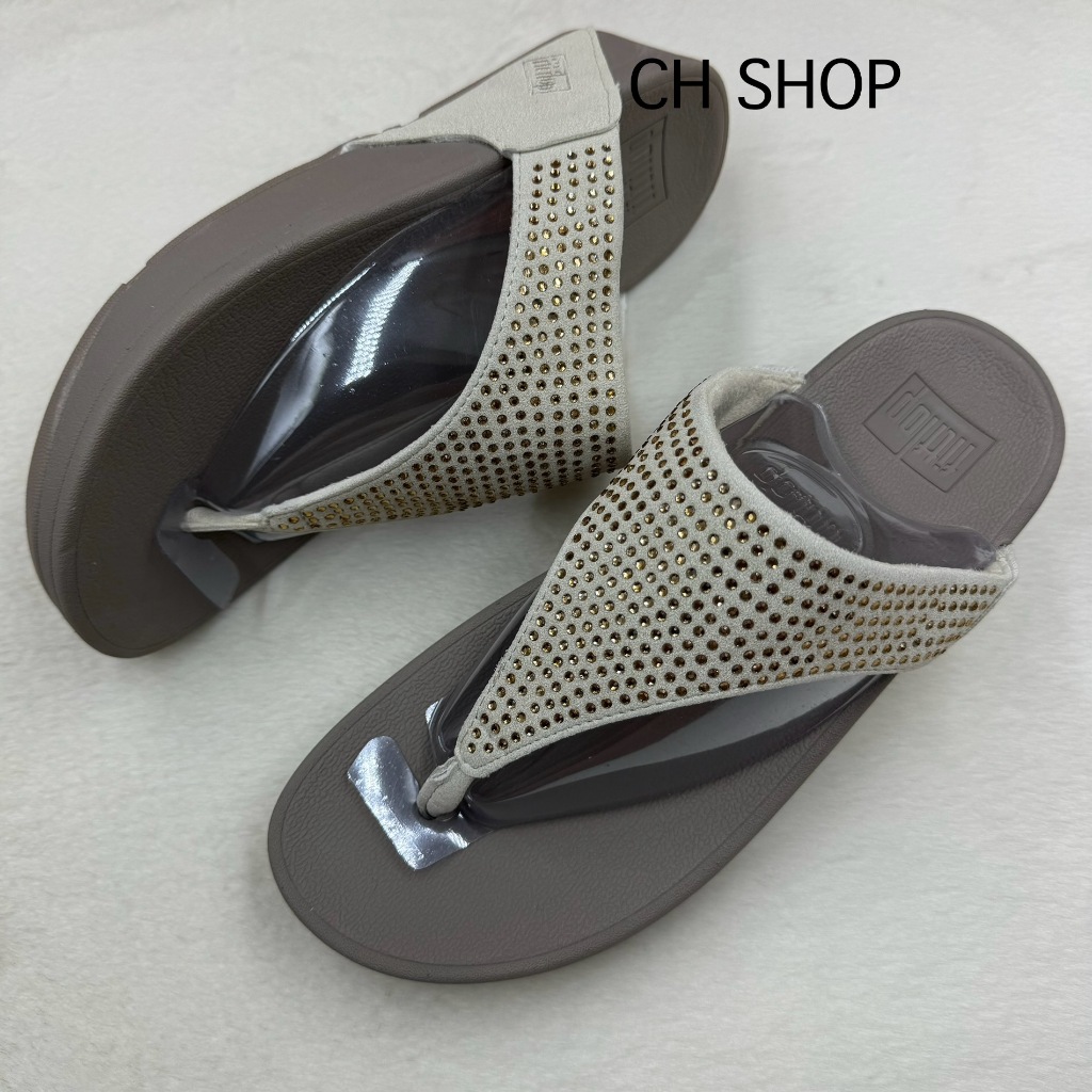 รองเท้า Fitflop รองเท้าแตะหูคีบสำหรับผู้หญิงรุ่นแพรชเต็ม งานสวย เป็นรองเท้าเพื่อสุขภาพค่ะ