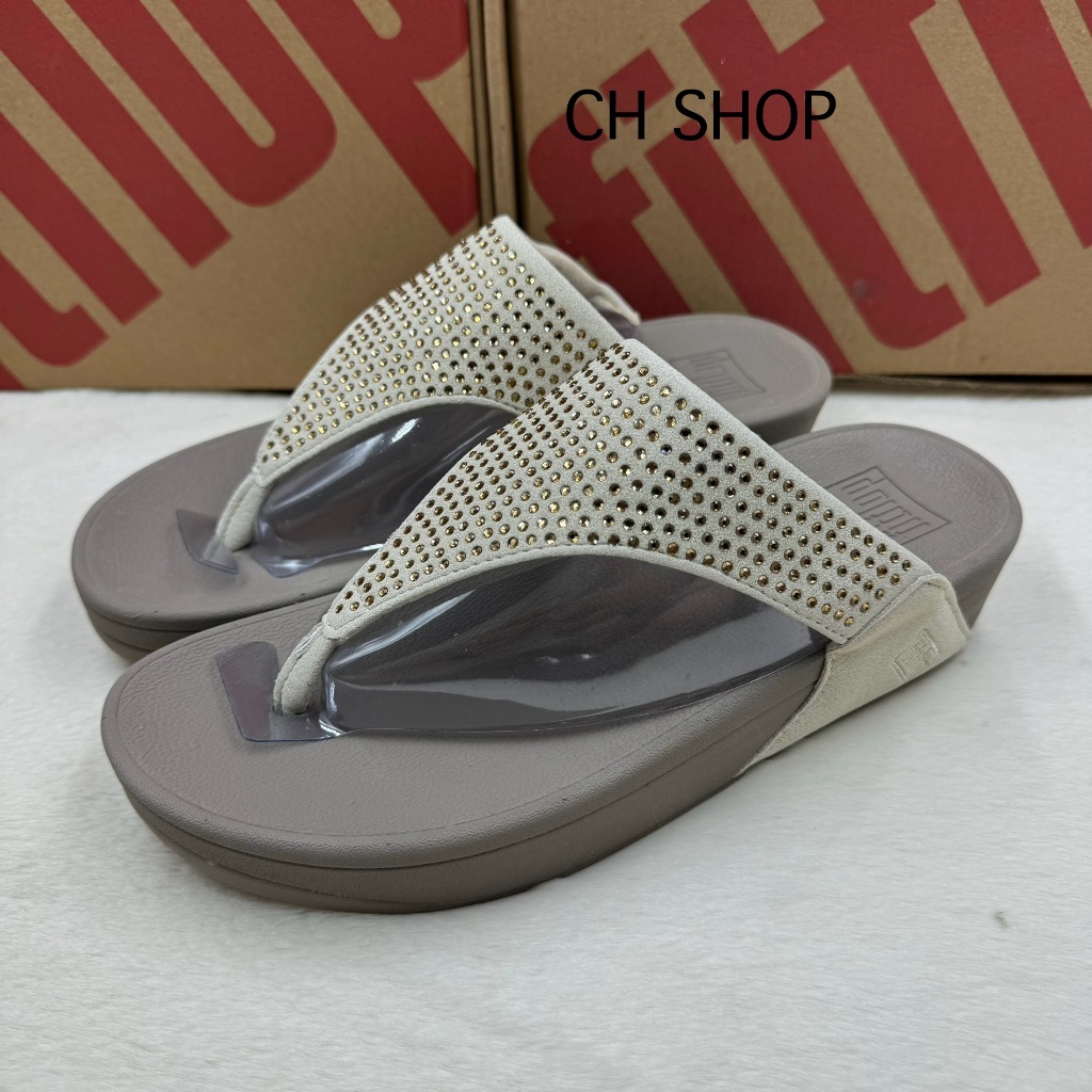 รองเท้า Fitflop รองเท้าแตะหูคีบสำหรับผู้หญิงรุ่นแพรชเต็ม งานสวย เป็นรองเท้าเพื่อสุขภาพค่ะ