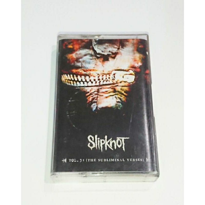 เทป​เพลง​ Cassette​ Tape​ เทป​คา​สเซ็ท​ Slipknot : Vol. 3: (The Subliminal Verses)​ (2004)