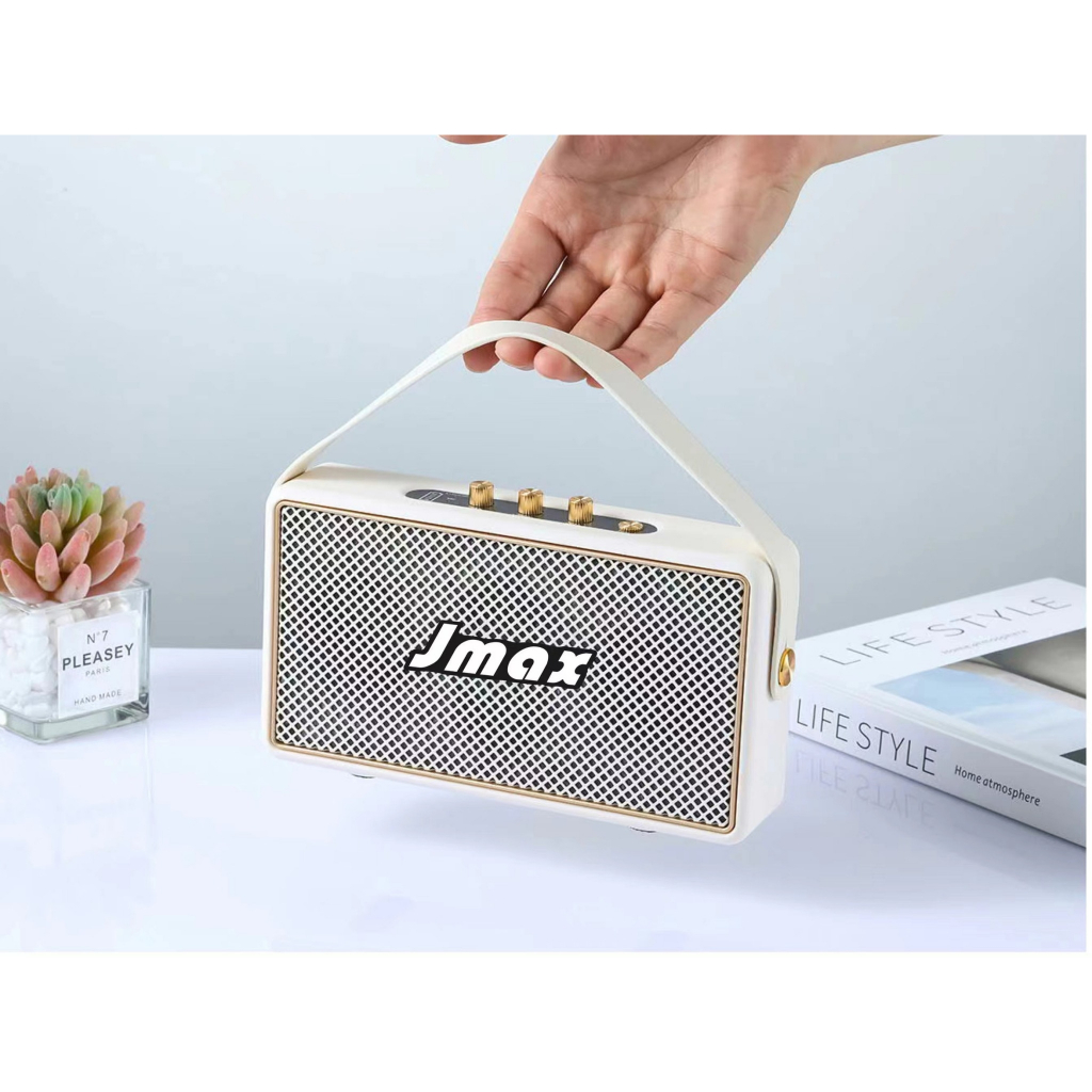ลำโพงบลูทูธ รุ่นJMAX-JM5D พร้อมสายหิ้ว  ลำโพงไร้สาย 10W ของแท้ 100%