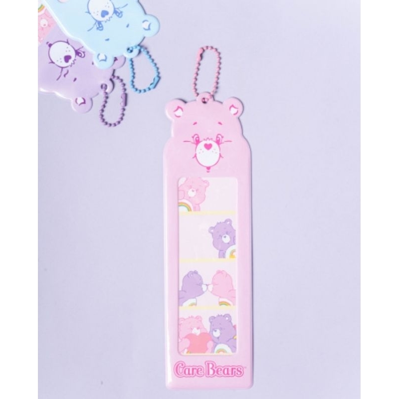 care bears - พวงกุญแจใส่รูป4cut โฟโต้บูท แคร์แบร์ เกาหลี 4cut photo daisokorea ไดโซะเกาหลี