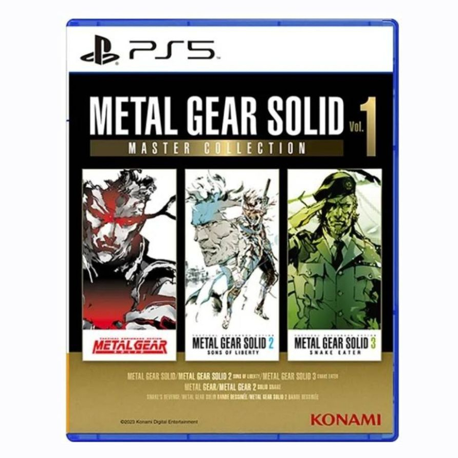 Metal gear solid vol.1 master collection ps5 โซน 3 ของแท้ มือหนึ่ง พร้อมส่ง