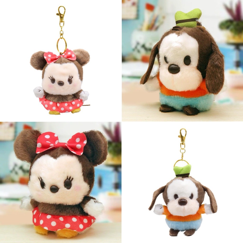 พร้อมส่ง👒พวงกุญแจมินนี่ กูฟฟี่ Minnie Goofy ตุ๊กตาห้อยกระเป๋า disney keychain plushie พวงกุญแจดิสนี่