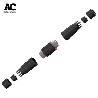 ตัวต่อแลน หัวต่อ LAN RJ45 POE Gigabit กันน้ำ IP67 ต่อตรงสายแลน RJ45 Waterproof Connector ภายใน ภายนอก