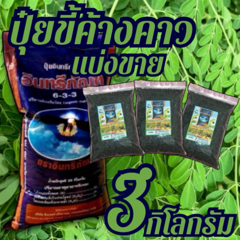 ปุ๋ยขี้ค้างคาว อินทรีย์ภัณฑ์633 3 กิโลกรัม
