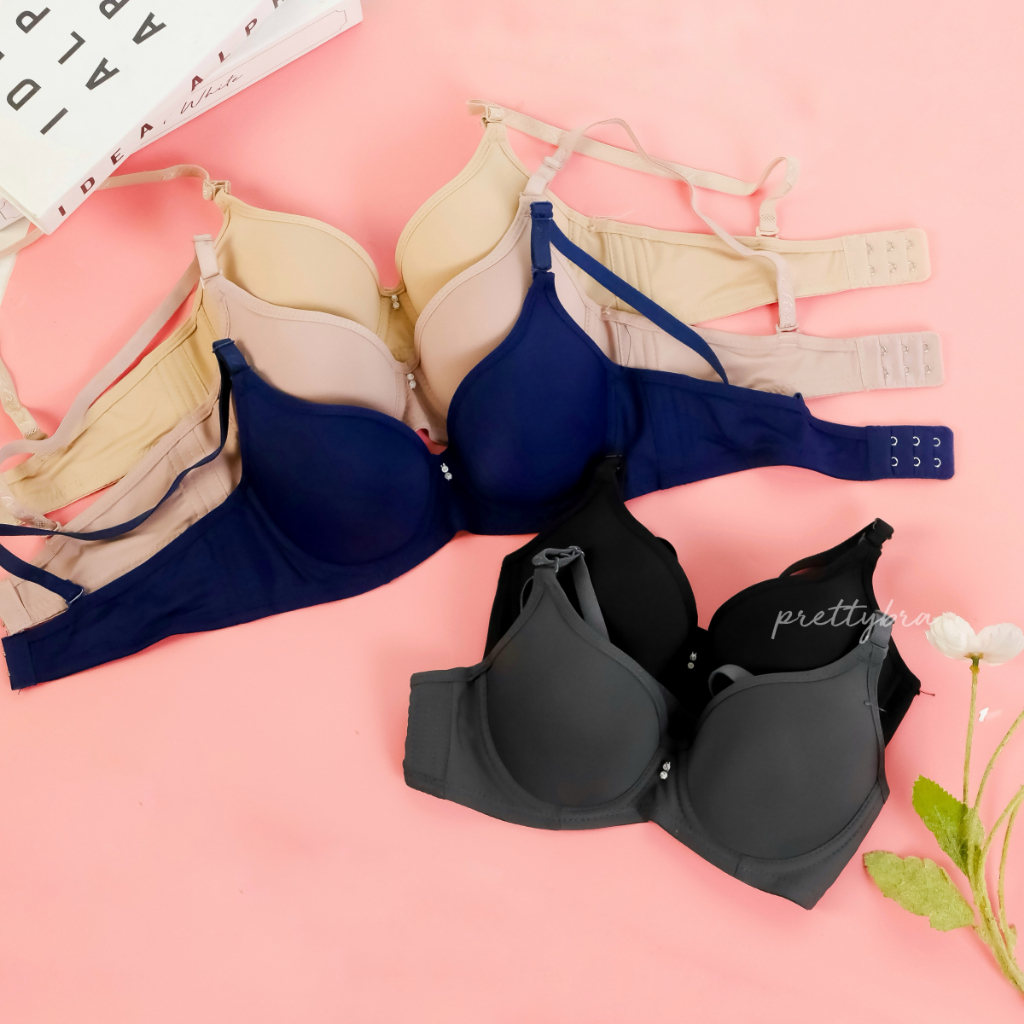 เสื้อในทรงเต็มเต้า มีโครง ฟองน้ำบาง #keeya1722