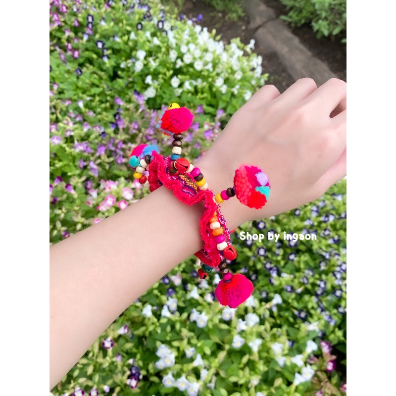 กำไลข้อมือ/ยางรัดผมพื้นเมือง
