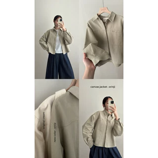FADTHINGS :CANVAS cotton jacket 🍕
