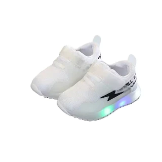 2026 Spring And Autumn Children LED Sneakers Boys Glowing Shoes kids Baby Girls Toddler Shoes with Light Up Luminous