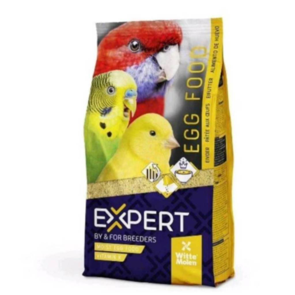 EXPERT อาหารไข่ 353 วิตามิน k (แพ็กเกจ 1 KG.) โปรตีนนกแก้วขนาดเล็ก-กลางทุกสายพันธุ์