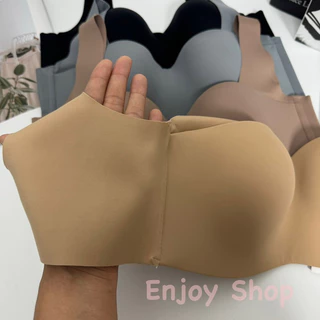 Anny9596 เสื้อในทรงเกาะอกคัพ C-D สายบ่าใหญ่ไร้ขอบ มีโครง 4 ตะขอ size 34-52