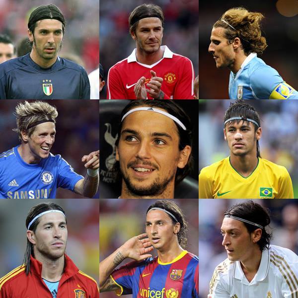 สายคาดผมนักกีฬา สายรัดผมนักฟุตบอล ที่คาดผม ซับเหงื่อ รัดผม Headband กันเหงื่อ สายรัดผม - รูปที่ 2