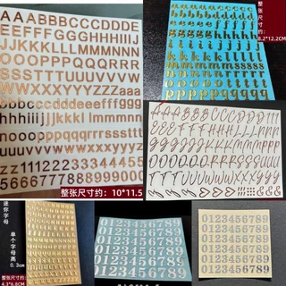 สติ๊กเกอร์ตัวอักษรอังกฤษ,ตัวเลข,abc สีเงิน,ทอง,โรสโกลด์ ติดเล็บ ติดแก้ว ติดต่างๆ วัสดุโลหะ งานฝีมือdiy สูง3,4.5,7,9 (1/2