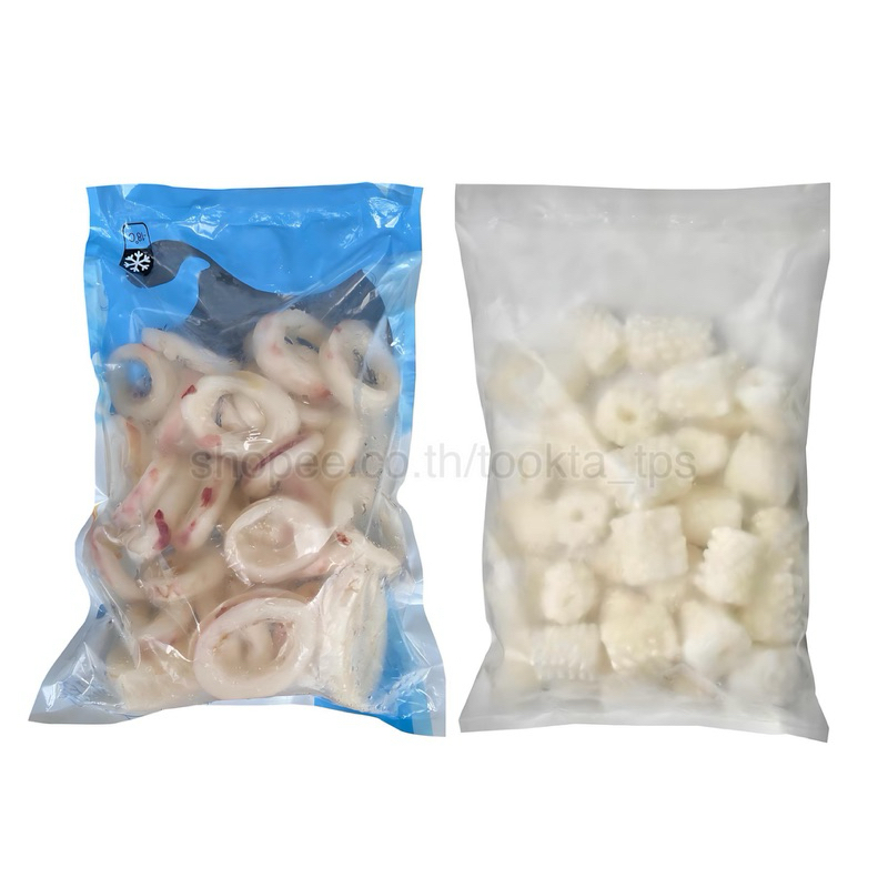 หมึกวงเอ หมึกบั้งเอ ปลาหมึกกล้วย หมึกสับปะรด ละลายเหลือ 500-600 g. ถุงเปลี่ยนตามบ.ที่สั่ง