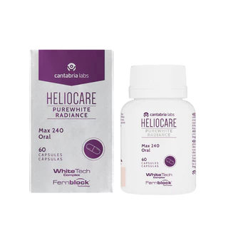 [สินค้าแท้ 100% ส่งด่วน] Heliocare PureWhite วิตามินกันแดด ผิวกระจ่างใส ลดฝ้า กระ จุดด่างดำ 60 เม็ด