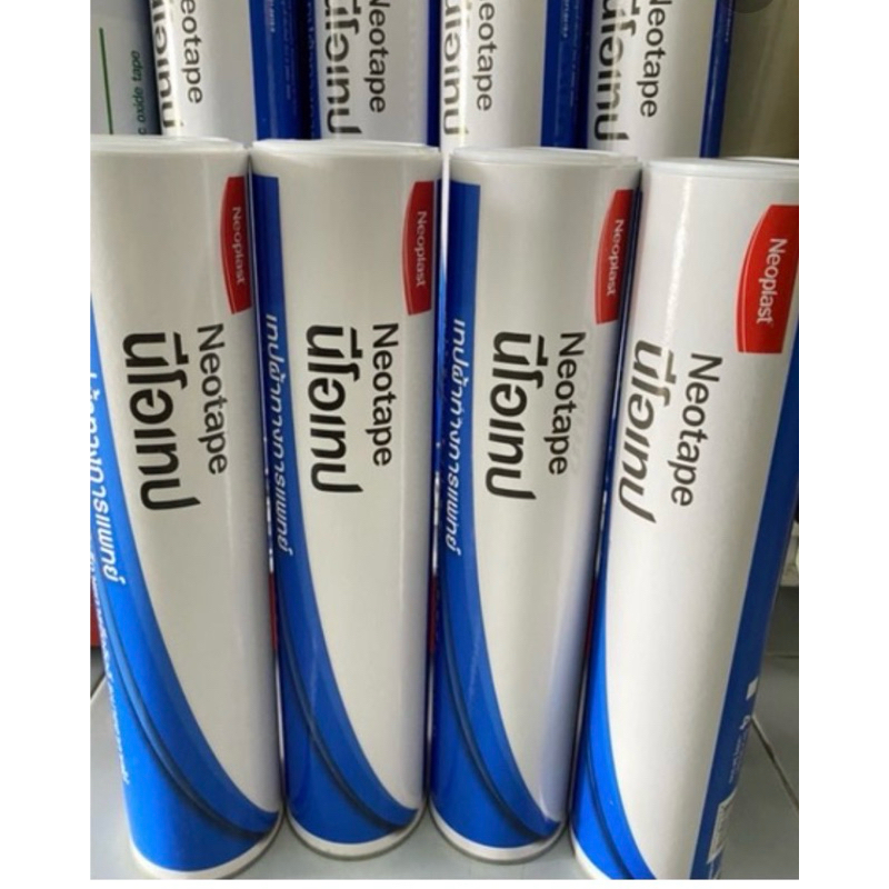 นีโอเทปสีขาว 1/2นิ้ว 10หลา (24ม้วน) ของแท้100%
