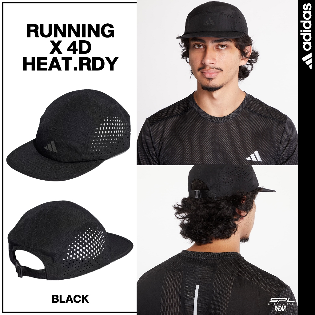 Adidas อาดิดาส หมวกกีฬา หมวกแก๊ป Cap Running X 4D HEAT.RDY IS3770 BK (1100)