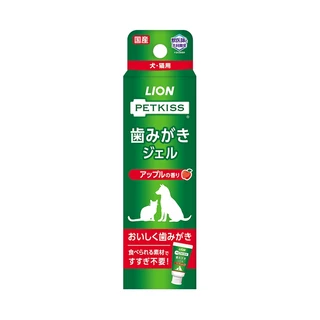 PETKISS ยาสีฟันสุนัข แมว ไม่ใช้น้ำ ชนิดเจล รสแอปเปิ้ล ขนาด 40 กรัม LION PET CARE