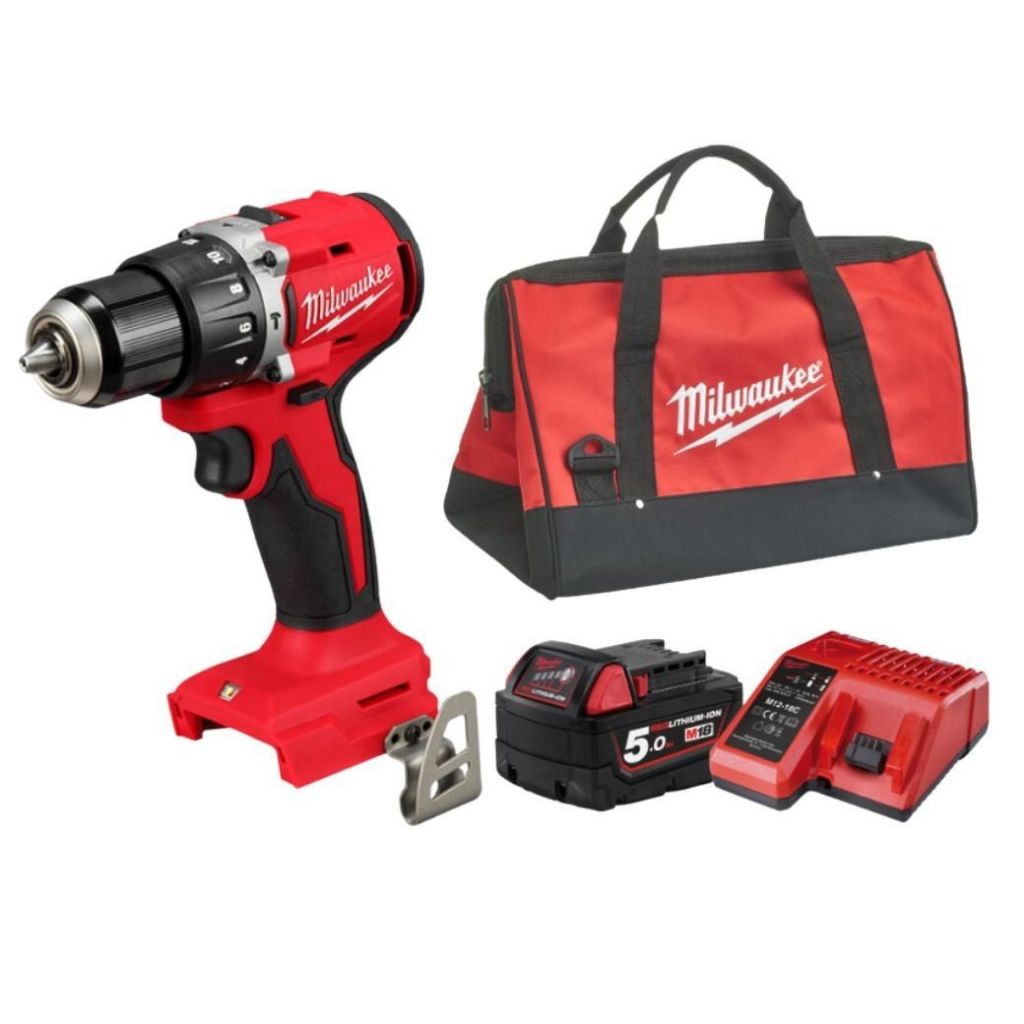 มิลวอกี M18-BLPDRC-501B ชุดสว่านกระแทกไร้สาย Rotary Tool