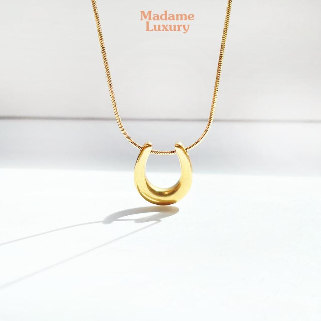 Madame luxury – สร้อยสายฝอ รุ่น Universal U เรียบหรู ใส่อาบน้ำได้ ไม่ลอก ไม่ดำ เป็นมิตรกับผิว ราคา ถูกที่สุด ดีลบีเคเค แกลเลอรีภาพที่ 7