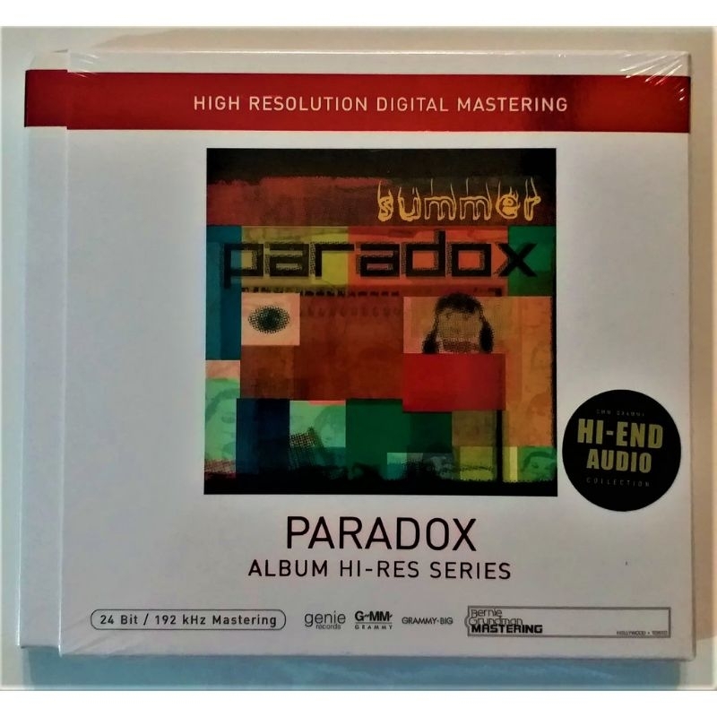 CD Paradox อัลบั้ม Summer ระบบเสียงพิเศษ 24 bit Hi Res Series สินค้าใหม่