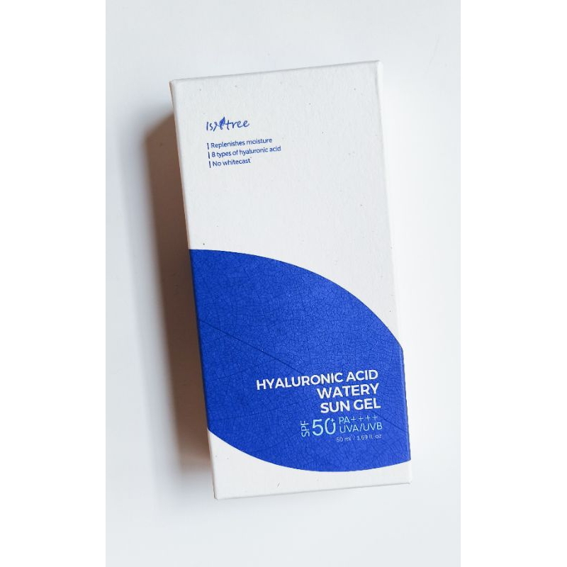 *พร้อมส่ง* ไซส์จริง 50ml กันแดด เนื้อเจล Isntree  Hyaluronic Acid Watery Sun GelSPF 50+ PA++++