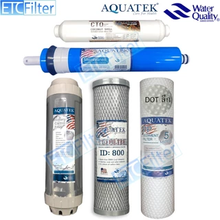 ชุดไส้กรอง Aquatek silver และ ULTRATEK RO 50,85 ,100, 150,200,500GPD