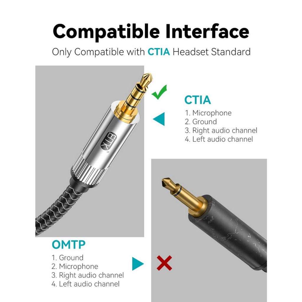[-ประกันศูนย์ไทย-] ERTK Gaming Headphone Adapter สายแปลงหูฟังไมค์ ให้ใช้กับคอมพิวเตอร์ / มือถือ