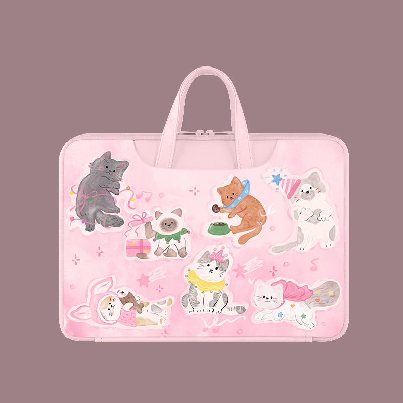 กระเป๋าใส่แล็ปท็อป ขนาดใหญ่ จุของได้เยอะ ลายการ์ตูน 13.3-14-15.6 นิ้ว กันกระแทก กันน้ํา