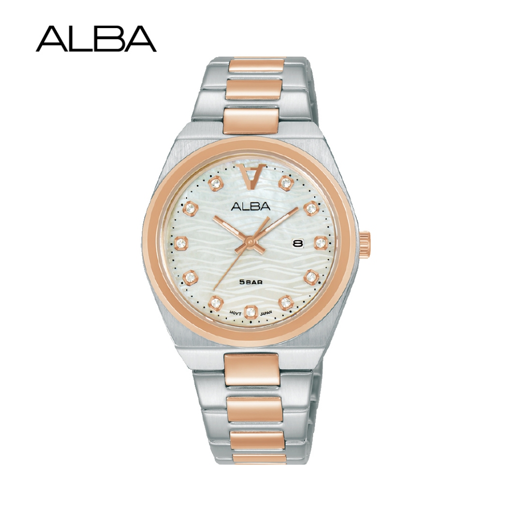 ALBA นาฬิกาข้อมือผู้หญิง Signa Quartz รุ่น AH7DJ8X ขนาด 32 mm.