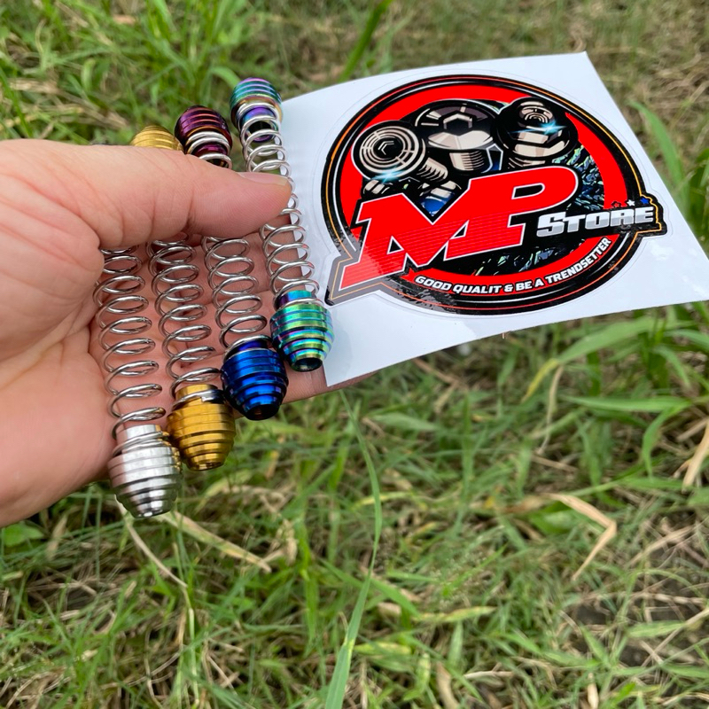 สปริงเบรคหลัง เวฟ ซุปเปอร์คัพสแตนเลสแท้ทั้งอัน บู๊ช+สปริง  ราคาอันละ