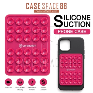 CUFFCaseBuddy Premium Silicone Suction Phone Case แผ่นซิลิโคนแปะมือถือรุ่นใหม่ แผ่นหนา ติดแน่นกว่าเดิม ไม่ต้องใช้กาว