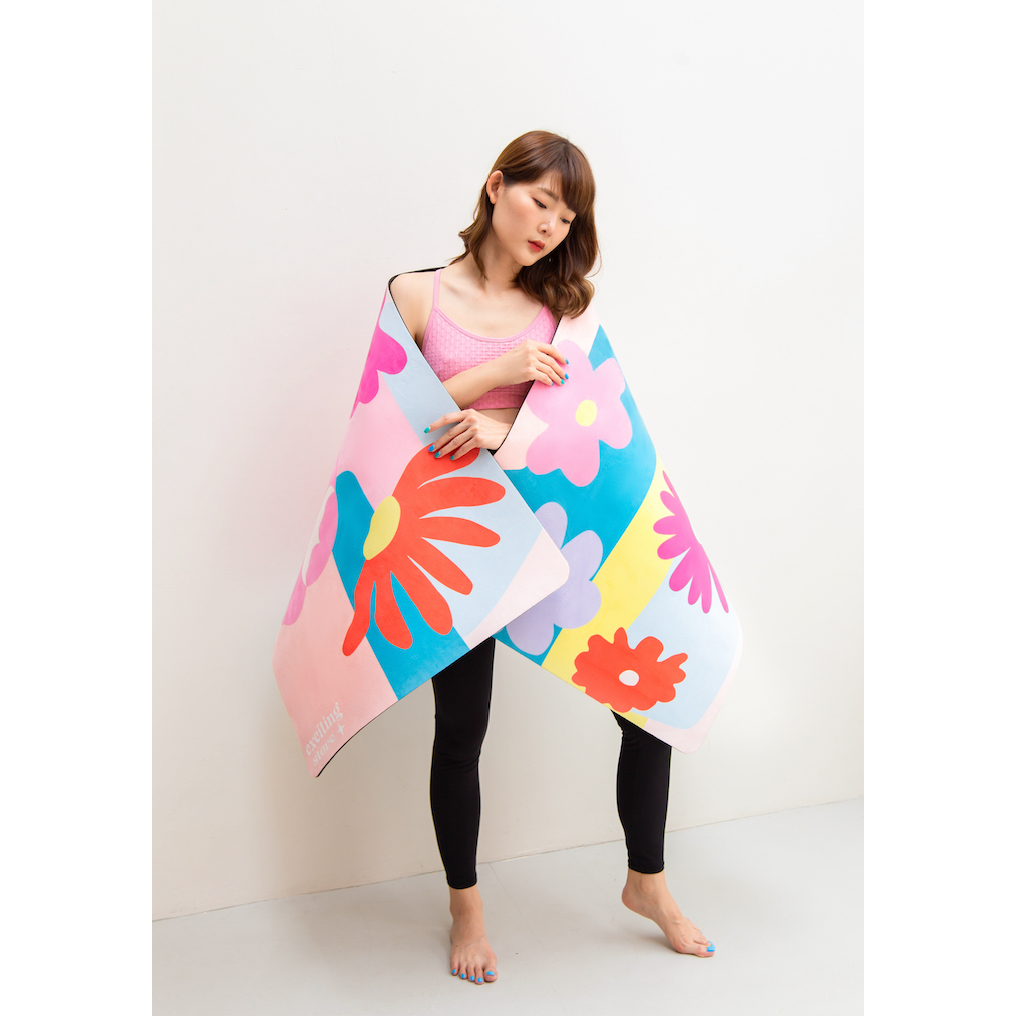 Tokyo Flowers Mat | เสื่อโยคะ เสื่อออกกำลังกาย รูปที่ 8