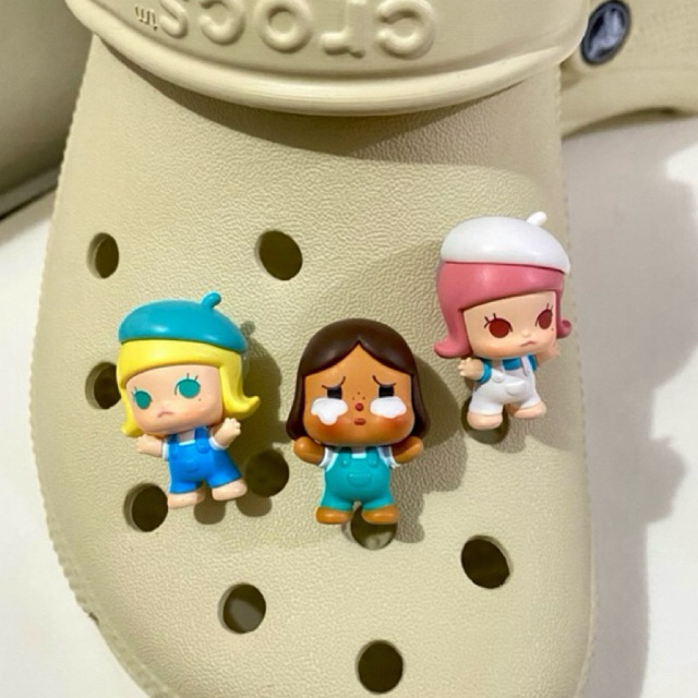 [พร้อมส่ง 🇹🇭] 💢Popbean ของแท้ 💯 จิบบิท jibbitz crybaby  สำหรับติดรองเท้า Crocs‼️( เฉพาะตัว Crybaby PopBean)  #crybaby
