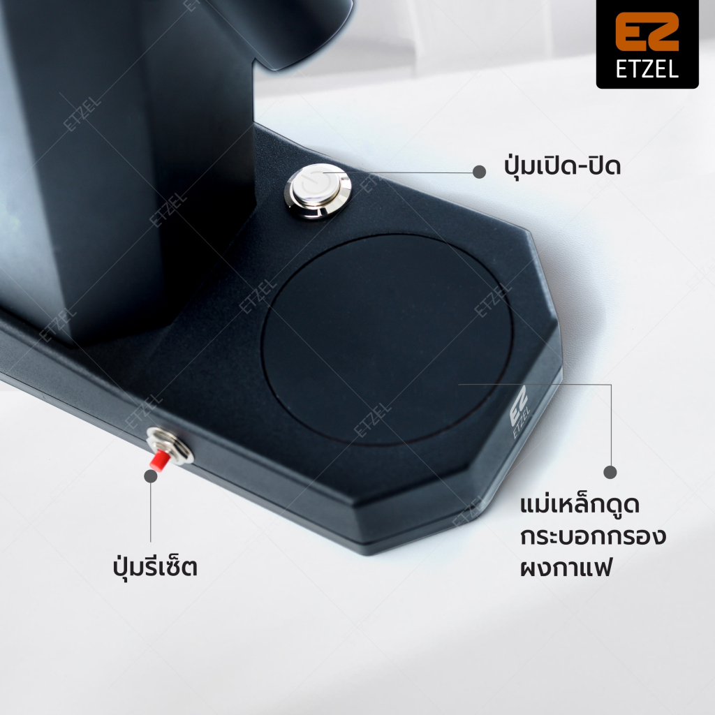 ETZEL เครื่องบดเมล็ดกาแฟ stepless เฟืองไทเทเนียม รุ่น SN016 Single Dose Coffee Grinder Titanium 40mm ราคา ถูกที่สุด ดีลบีเคเค แกลเลอรีภาพที่ 8