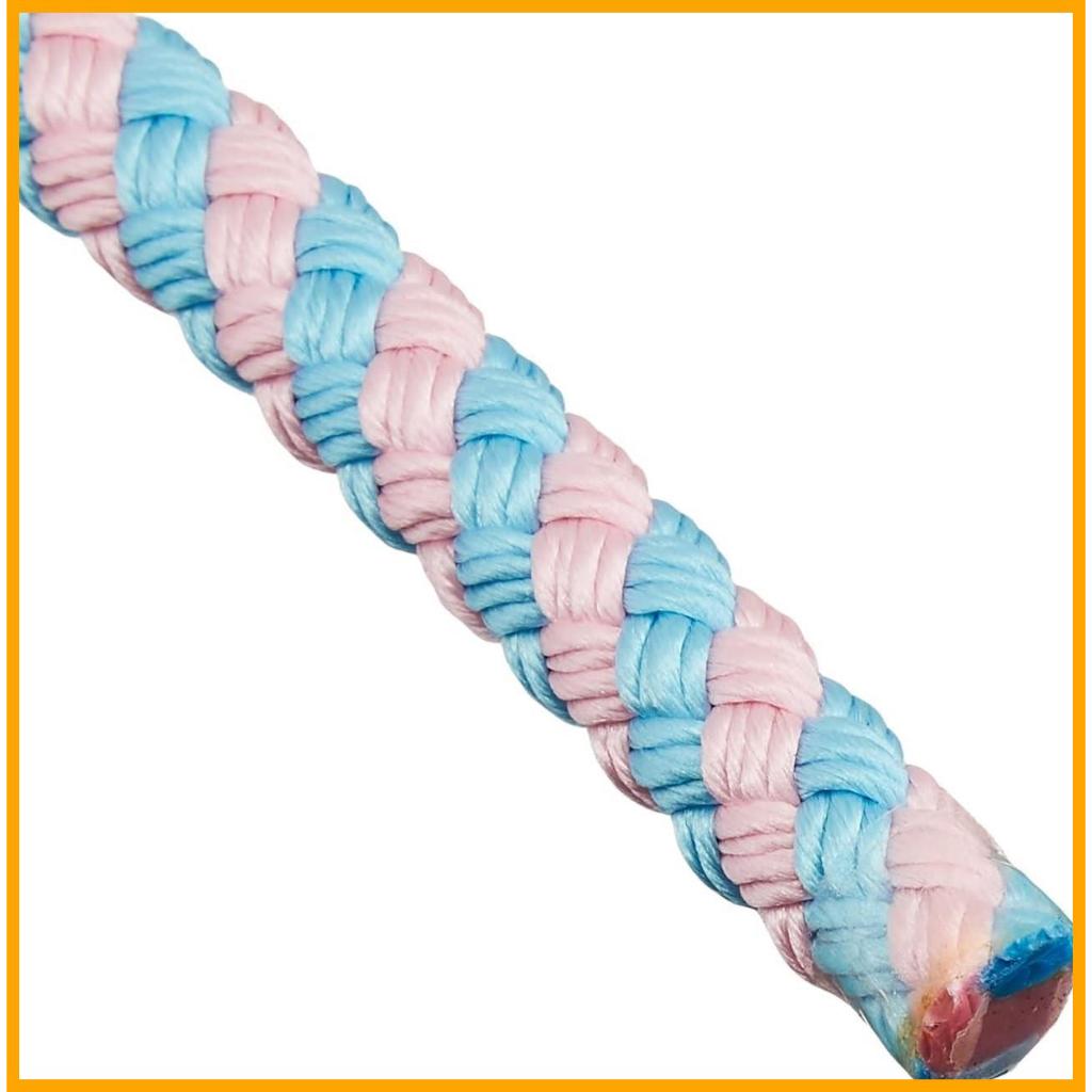 [ส่งตรงจากญี่ปุ่น] Sasaki ยิมนาสติกลีลา เชือกเกลียว Rhythmic Gymnastics Junior Spiral Rope MJ243 สีฟ้า x สีชมพูอ่อน (LIBULI)