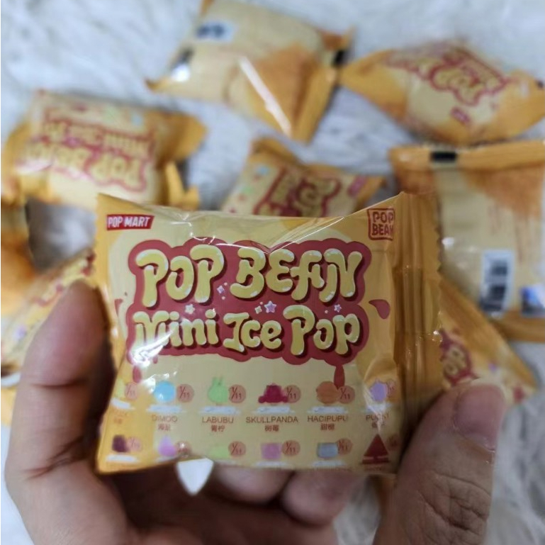 (ส่งฟรีEMS พร้อมส่งในไทย) Popmart Pop Bean Mini Ice Pop (ยังไม่แกะ) (ของแท้)