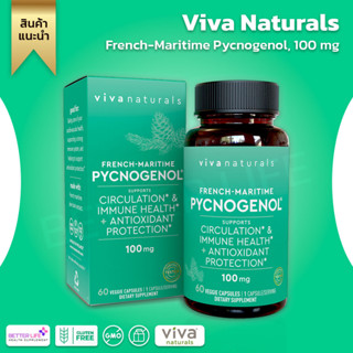 Viva Naturals Pycnogenol 100mg French Maritime Pine Bark Ext…