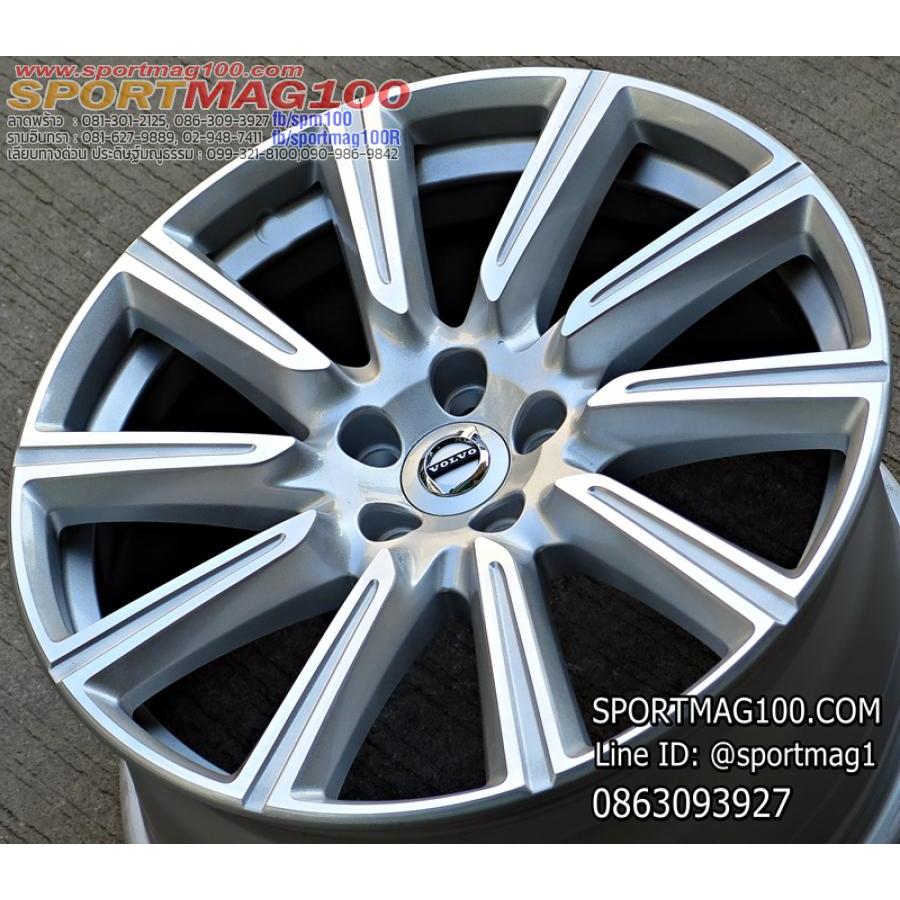 แม็กซ์มือสอง Volvo S90 สีซิลเวอร์หน้าเงา 8.5-19นิ้ว 5รู108 Offset47 [20029]