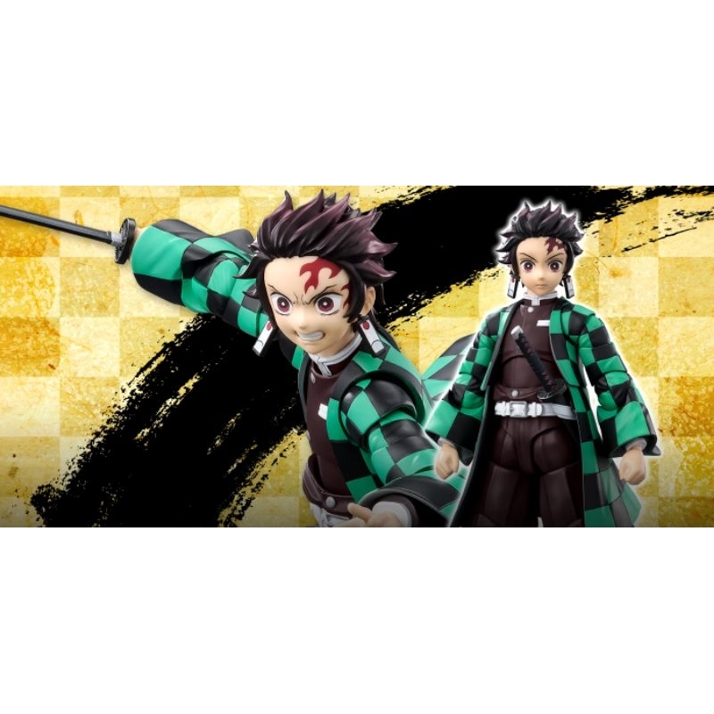 ☣️ NEW Tanjiro Kamado Kimetsu No Yaiba Demon Slayer SHF S.H.FIGUARTS Figuarts Bandai ดาบพิฆาตอสูร #E