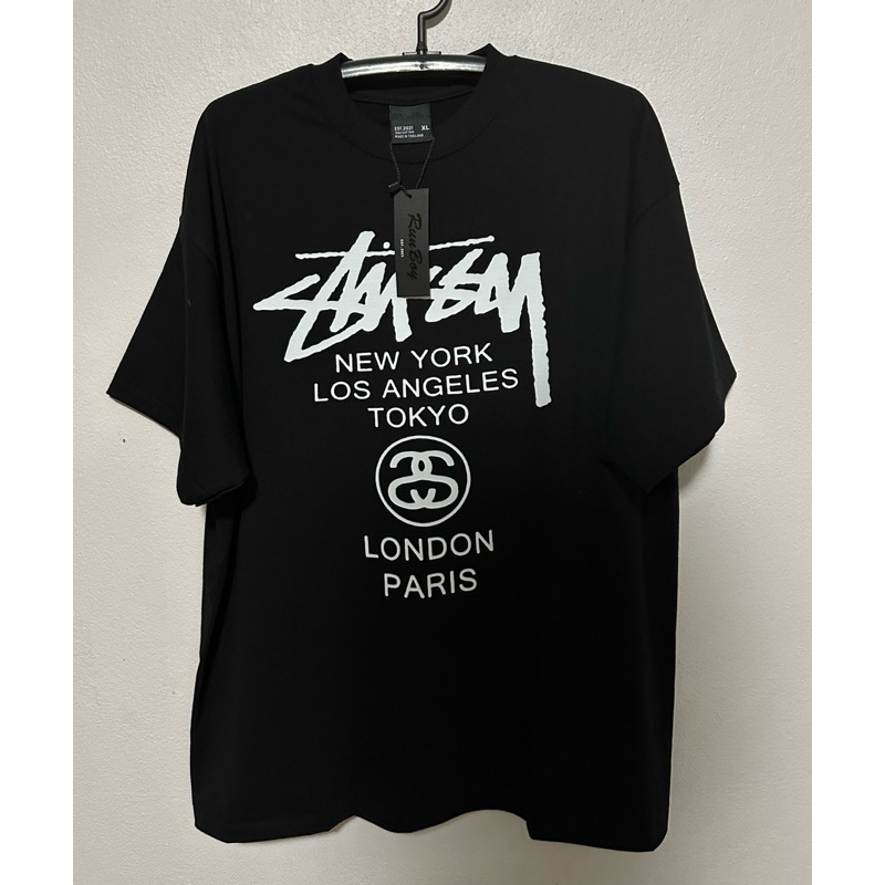 Stussy World Tour Tee Black